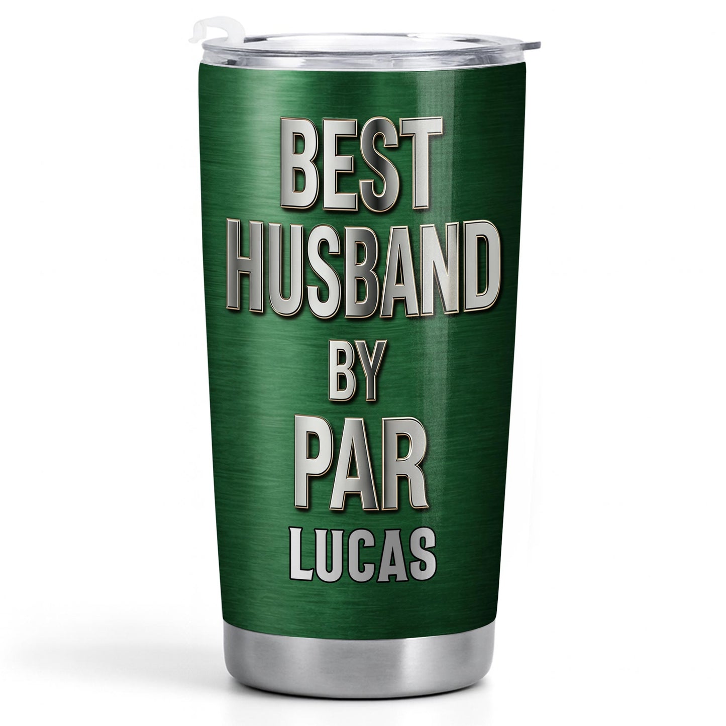 Best Husband By Par Golf Clubs And Balls Design - Personalized Custom Stainless Steel Tumbler 20oz 30oz - HSB090_TB