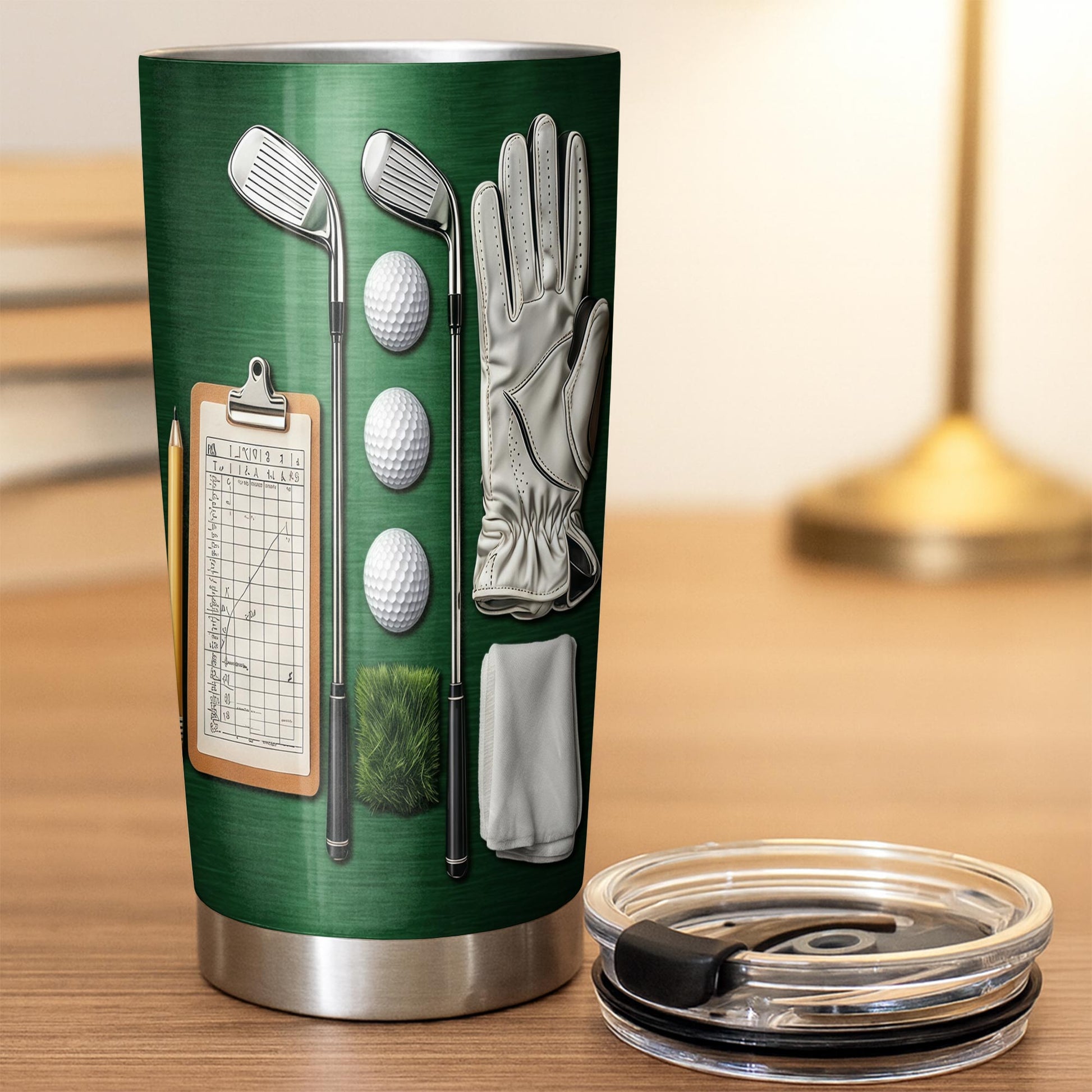 Best Husband By Par Golf Clubs And Balls Design - Personalized Custom Stainless Steel Tumbler 20oz 30oz - HSB090_TB
