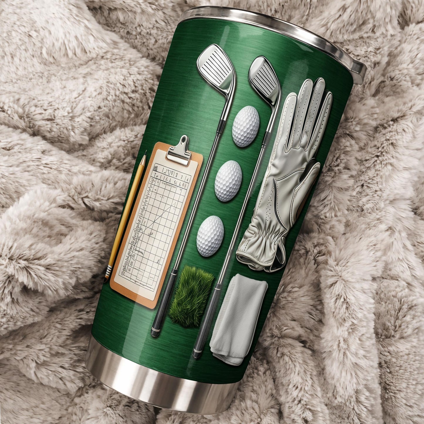 Best Husband By Par Golf Clubs And Balls Design - Personalized Custom Stainless Steel Tumbler 20oz 30oz - HSB090_TB