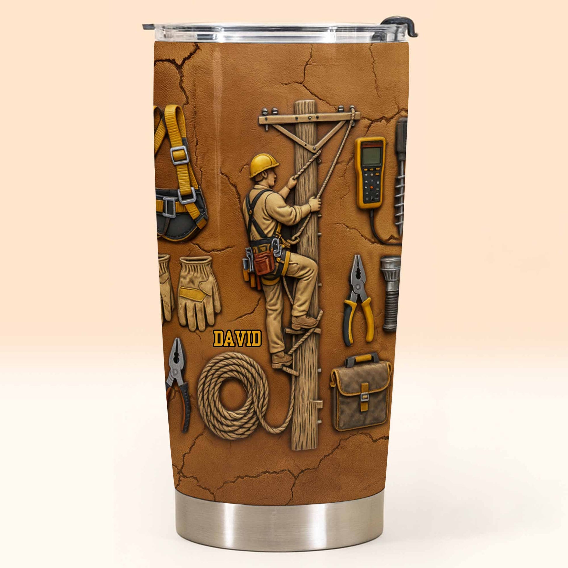 Celebrate Hard Work, Tools and Construction Worker Design - Personalized Custom Stainless Steel Tumbler 20oz 30oz - JBS017_TB