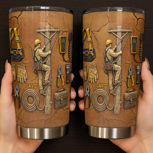 Celebrate Hard Work, Tools and Construction Worker Design - Personalized Custom Stainless Steel Tumbler 20oz 30oz - JBS017_TB