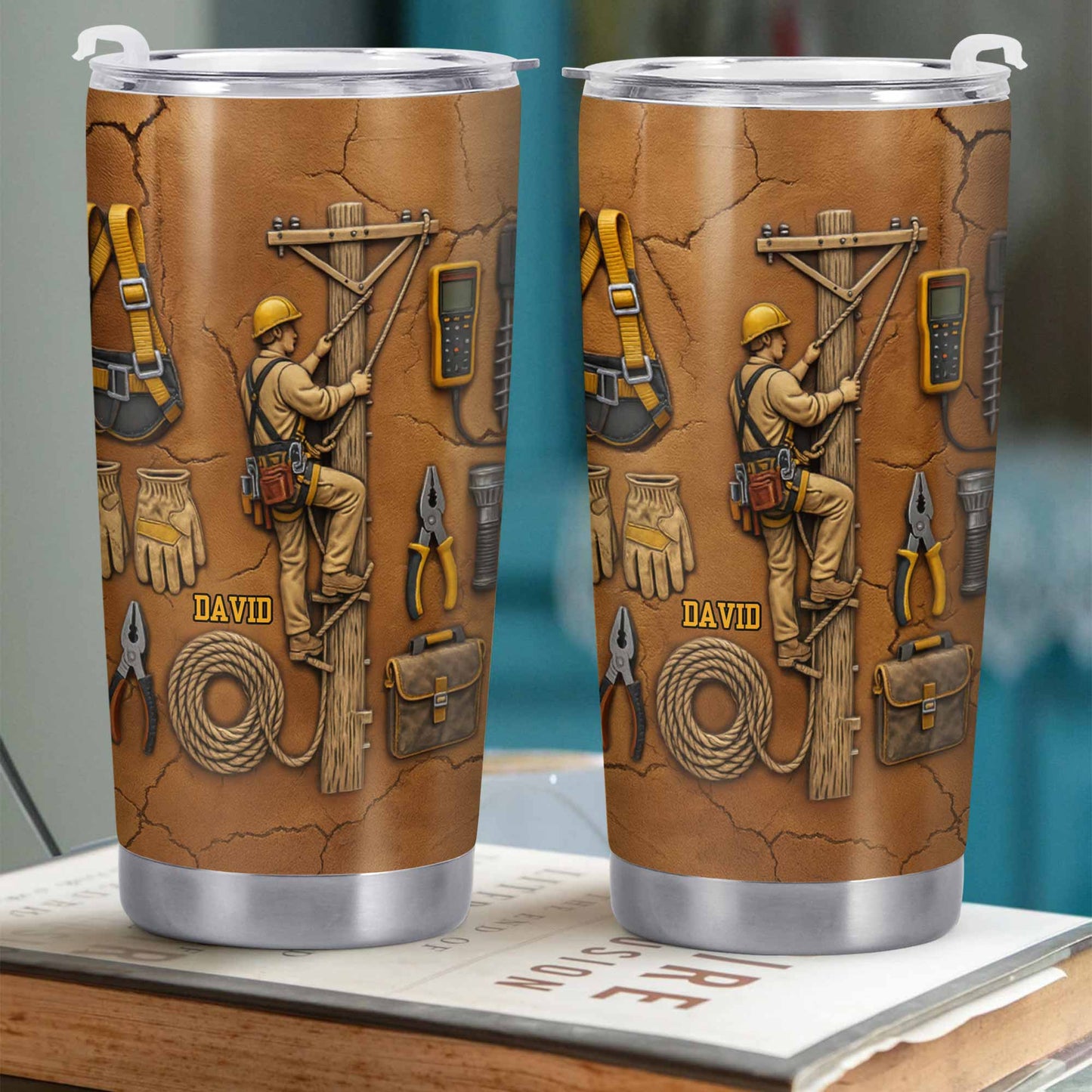 Celebrate Hard Work, Tools and Construction Worker Design - Personalized Custom Stainless Steel Tumbler 20oz 30oz - JBS017_TB