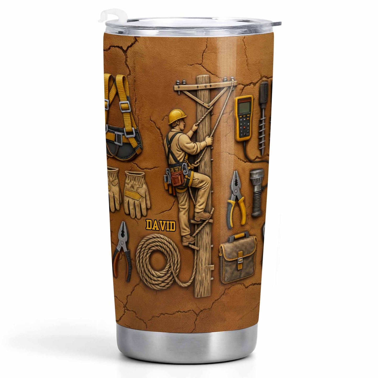 Celebrate Hard Work, Tools and Construction Worker Design - Personalized Custom Stainless Steel Tumbler 20oz 30oz - JBS017_TB